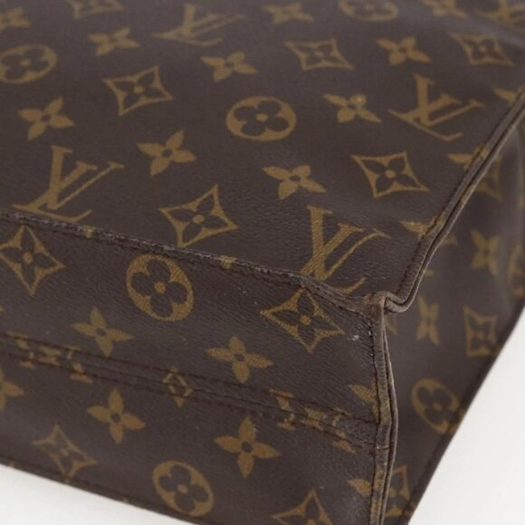 LOUIS VUITTON Monogram Sac Plat Hand Bag M51140 LV Auth ka630 - Picture 4 of 16